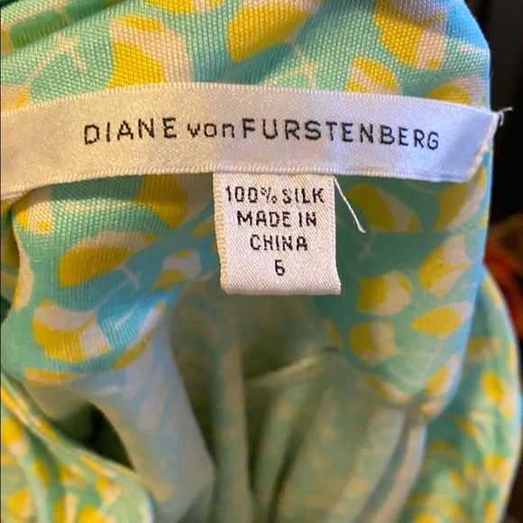 DVF stingray print silk ruffled waterfall skirt 6 - Picture 4 of 8